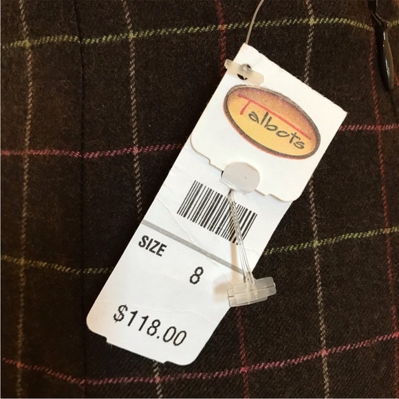 NWT Talbot midi plaid skirt - Picture 3 of 6